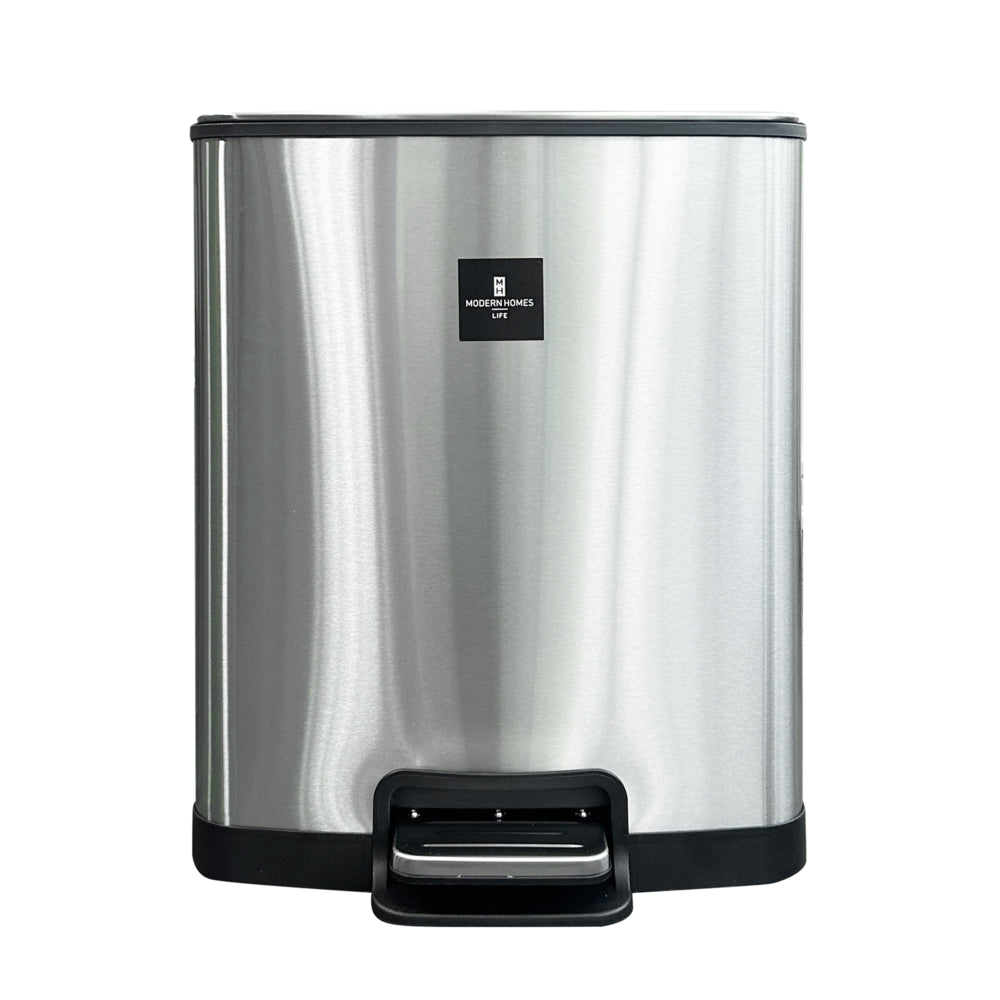 Image of Modern Homes Stainless Steel Garbage Can - 30L