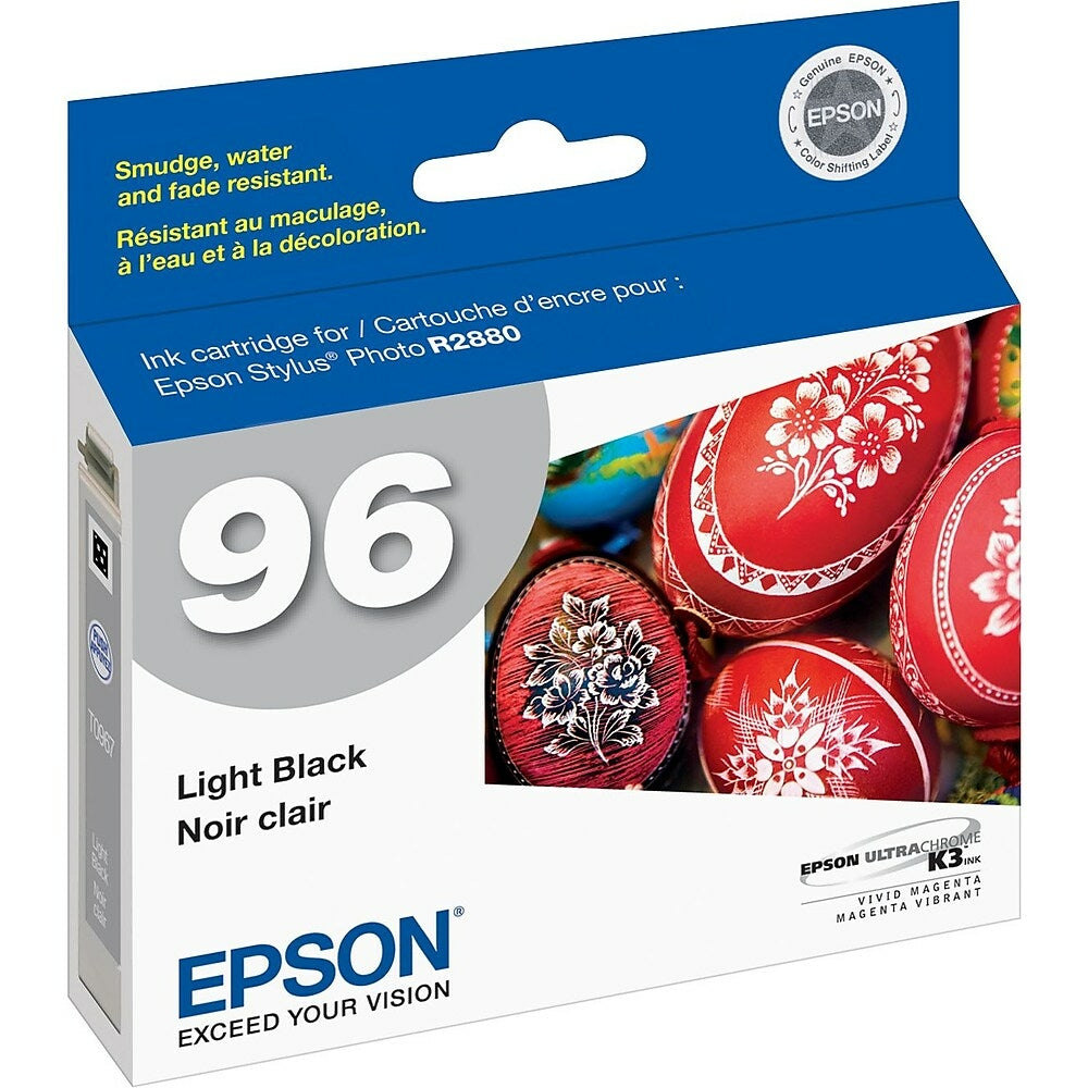 Image of Epson 96 (T096720) Ink Cartridge, Light Black