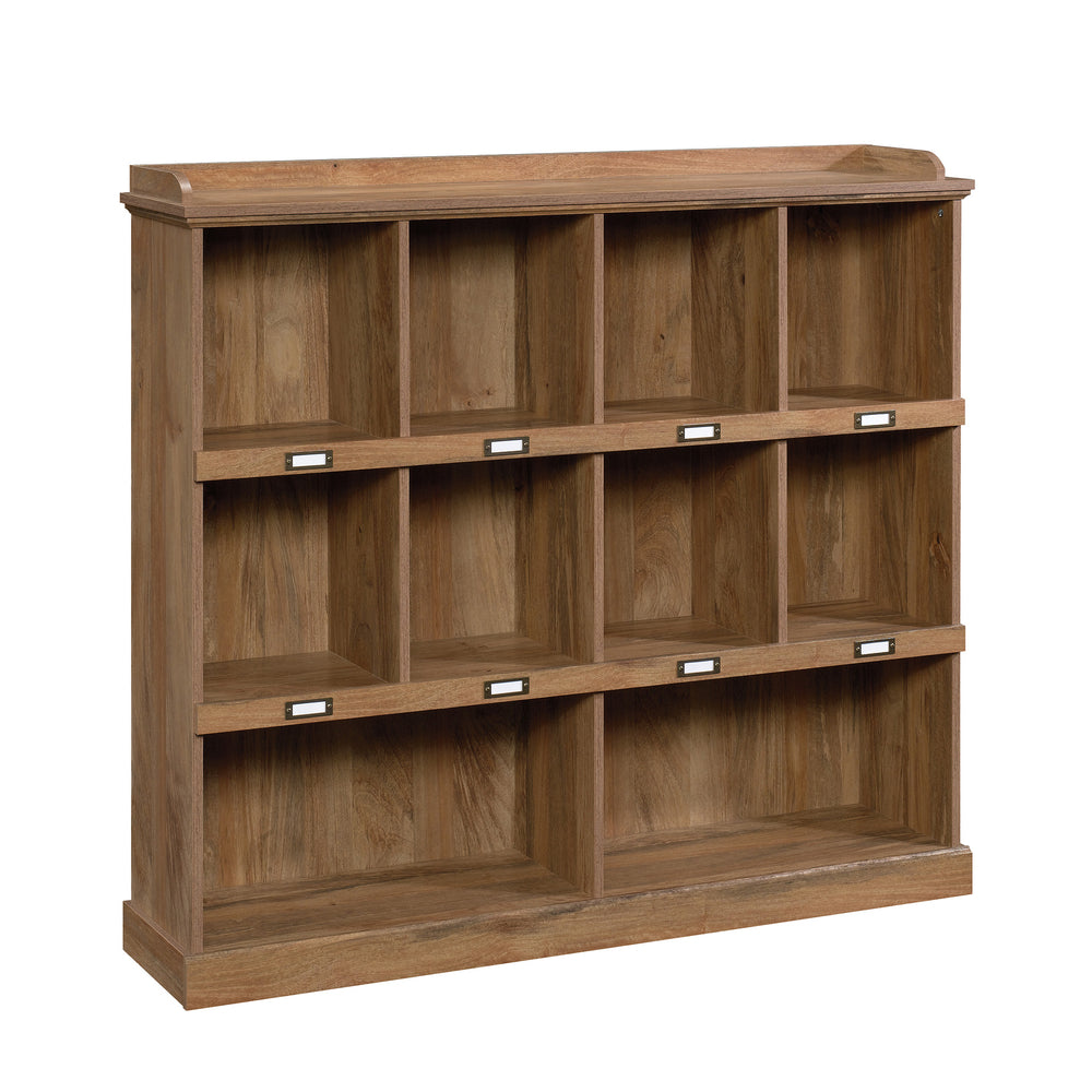 Image of Sauder Barrister Lane Cubby Storage Bookcase - 8 shelves - 47.52" H - Sindoori Mango (426629)