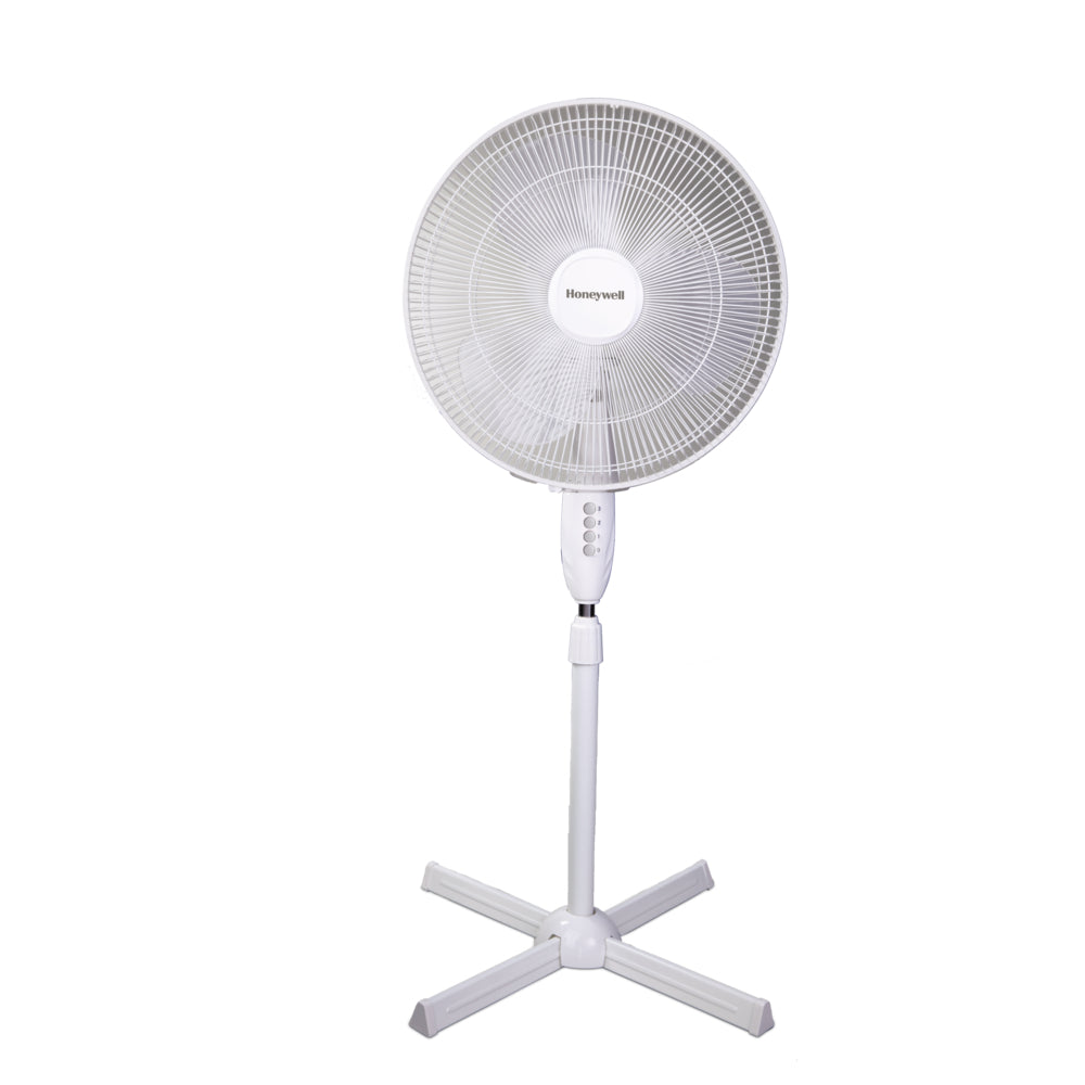 Image of Honeywell 16" Comfort Control Whole Room Stand Fan with Manual Controls - White