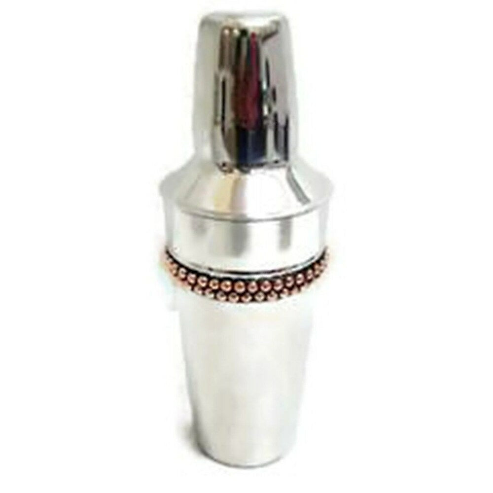Image of Elegance Cocktail Shaker with Copper Rivet Band (70053)