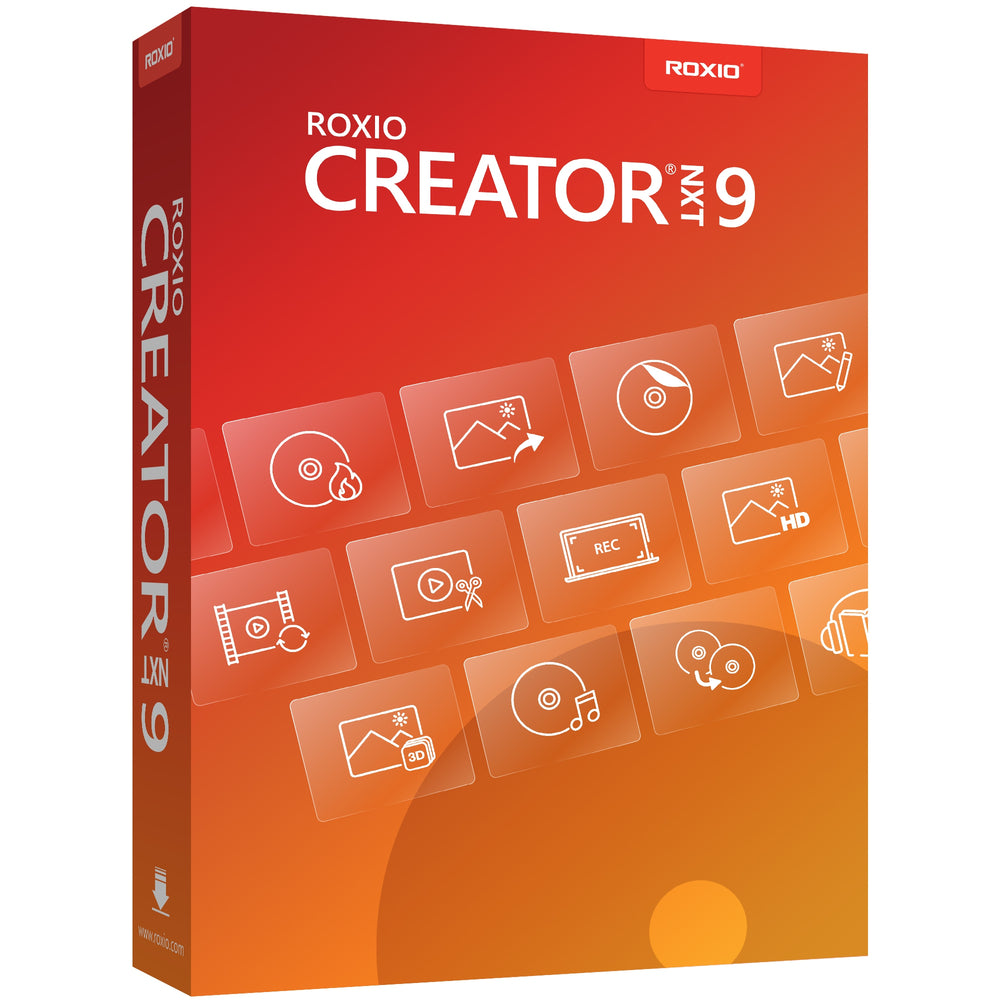 Image of Roxio Creator NXT 9 CD/DVD Burning Software