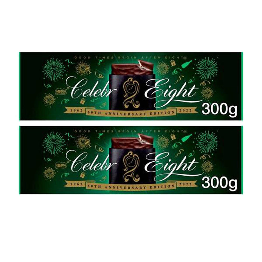 Image of Nestle After Eight Dark Mint Chocolate Box - 300g - 2 Pack