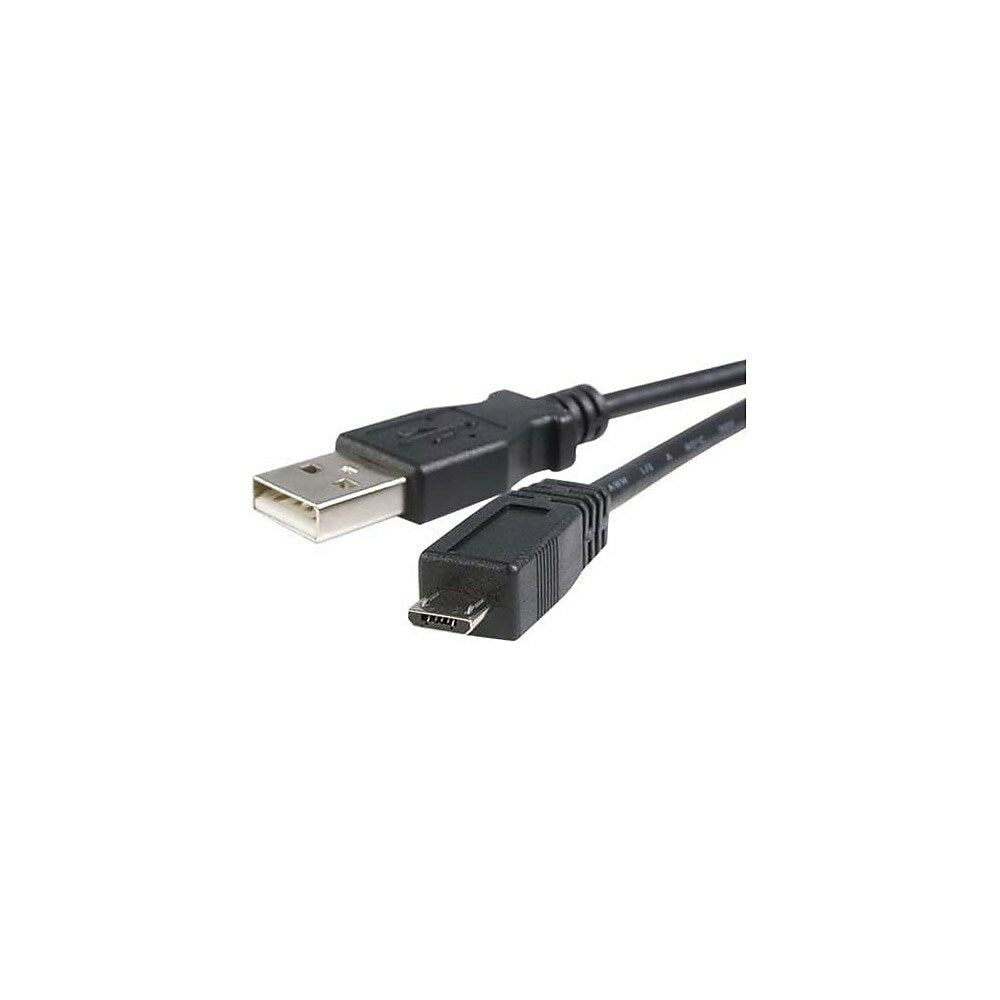 Image of StarTech UUSBHAUB3 3' USB A/Micro B Male to Male Cable, Black