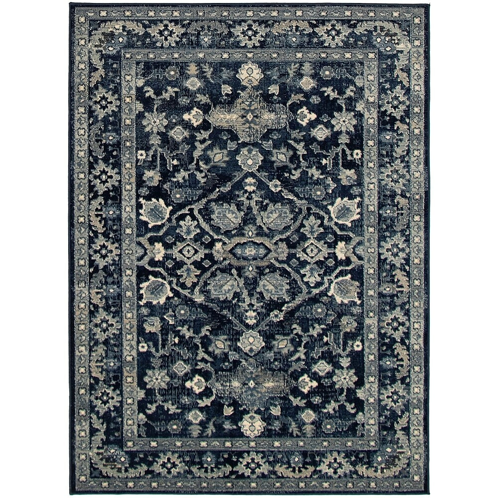 Image of eCarpetGallery Tajma Runner - 2'6" x 8' - Indigo