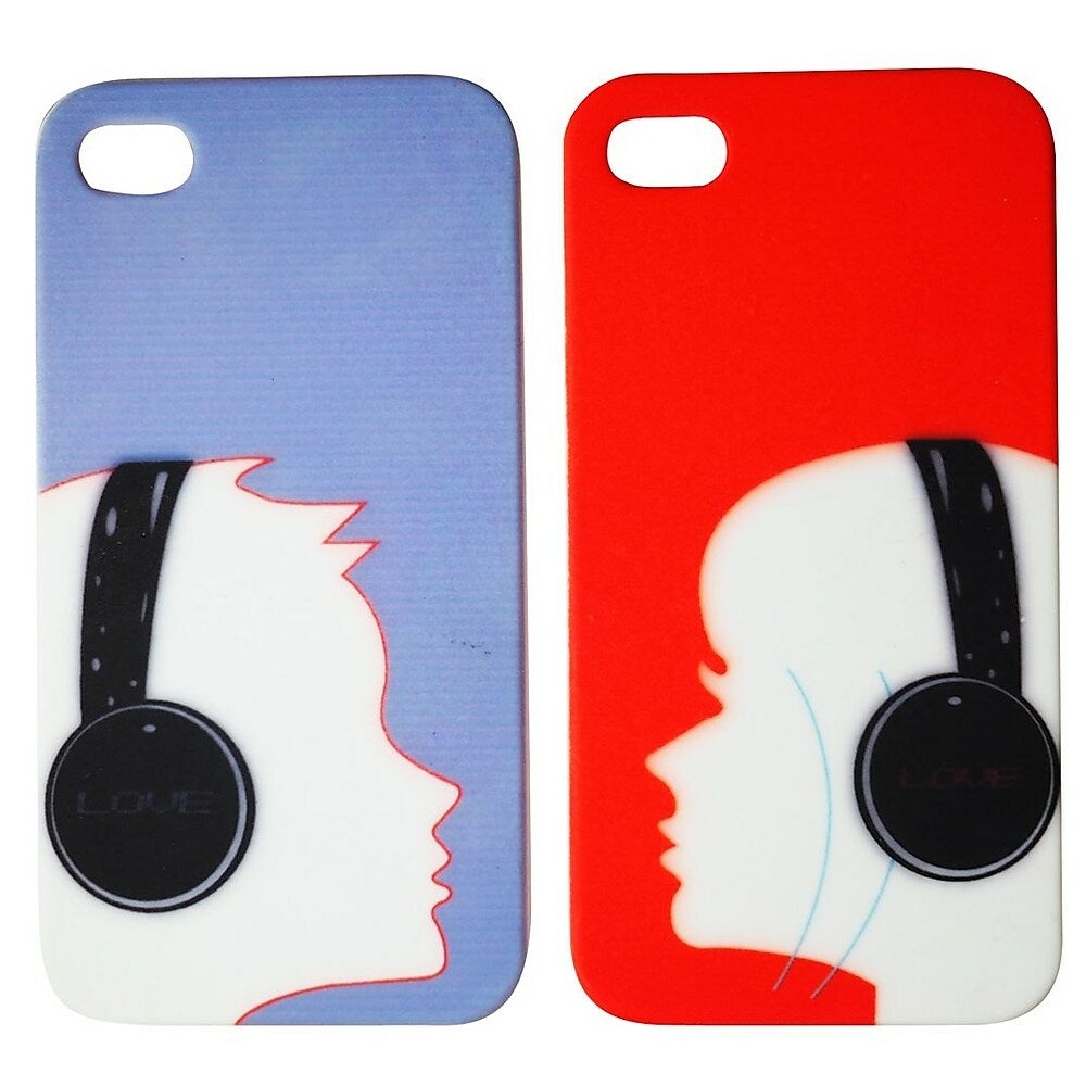 Image of Exian Couples Matching Case for iPhone 4 - Headphone