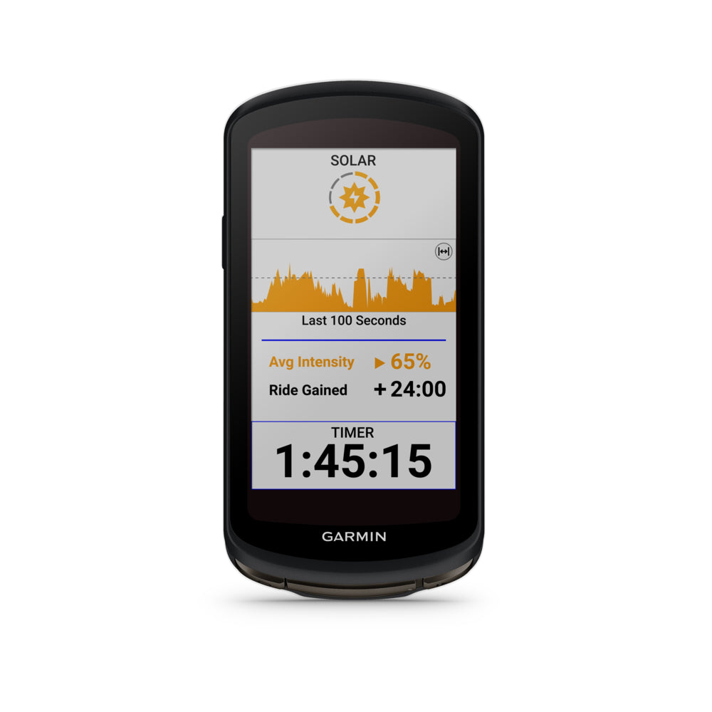 Image of Garmin Edge 1040 Solar Cycling Computer with GPS - Device Only - Black