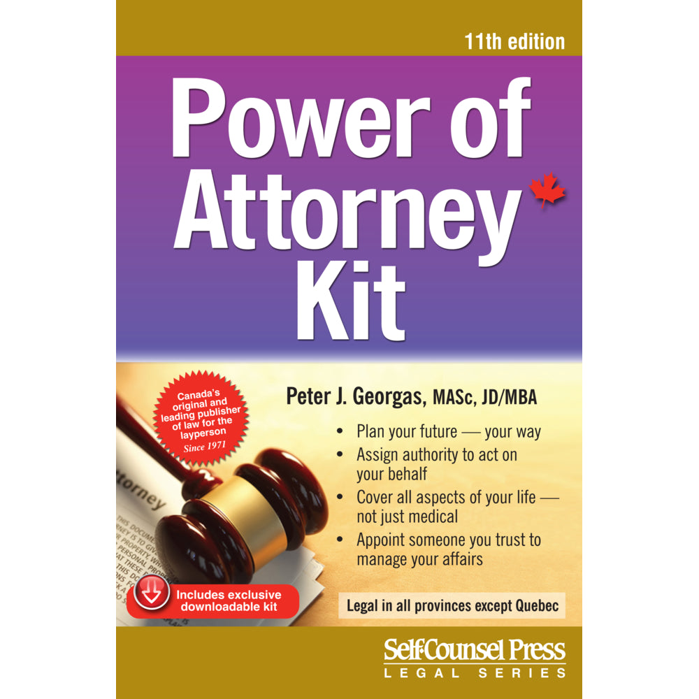 Image of Self-Counsel Press Power Of Attorney - 11th Edition