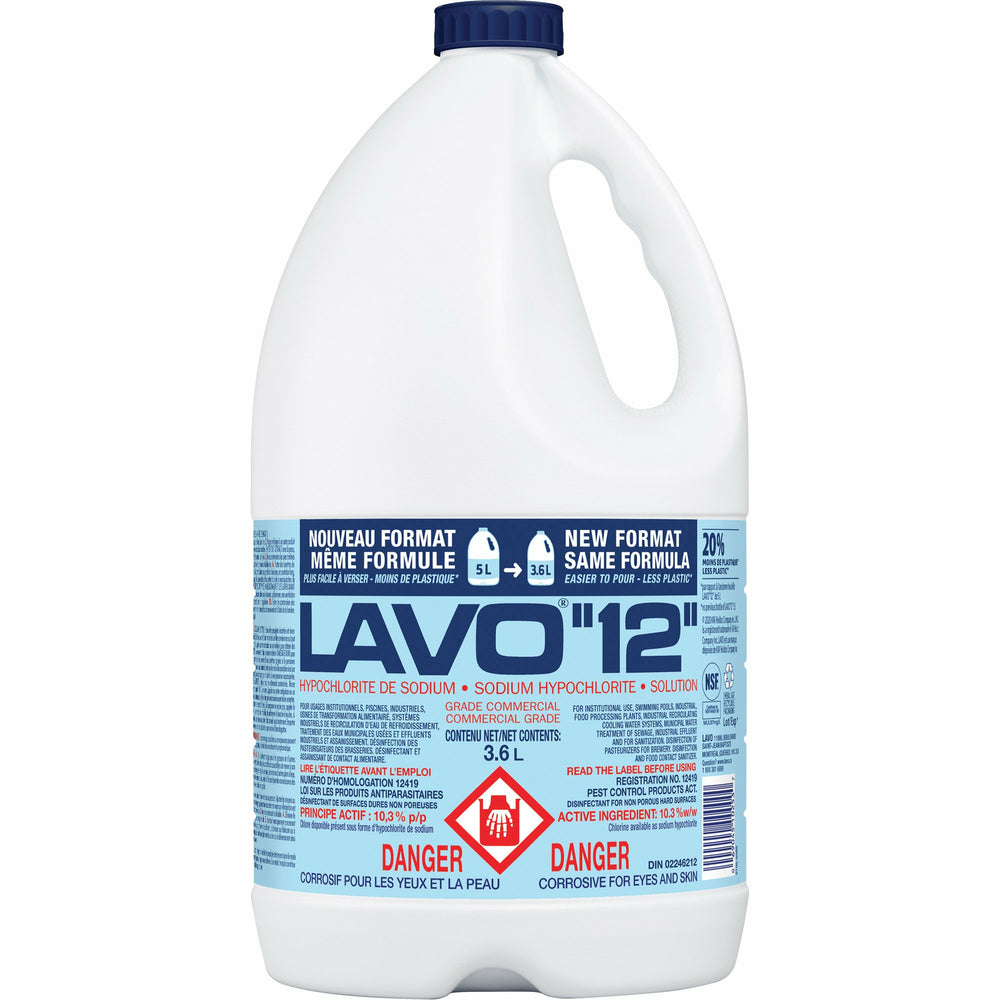 Image of Lavo Commercial Grade Bleach - 12% - 3.6L