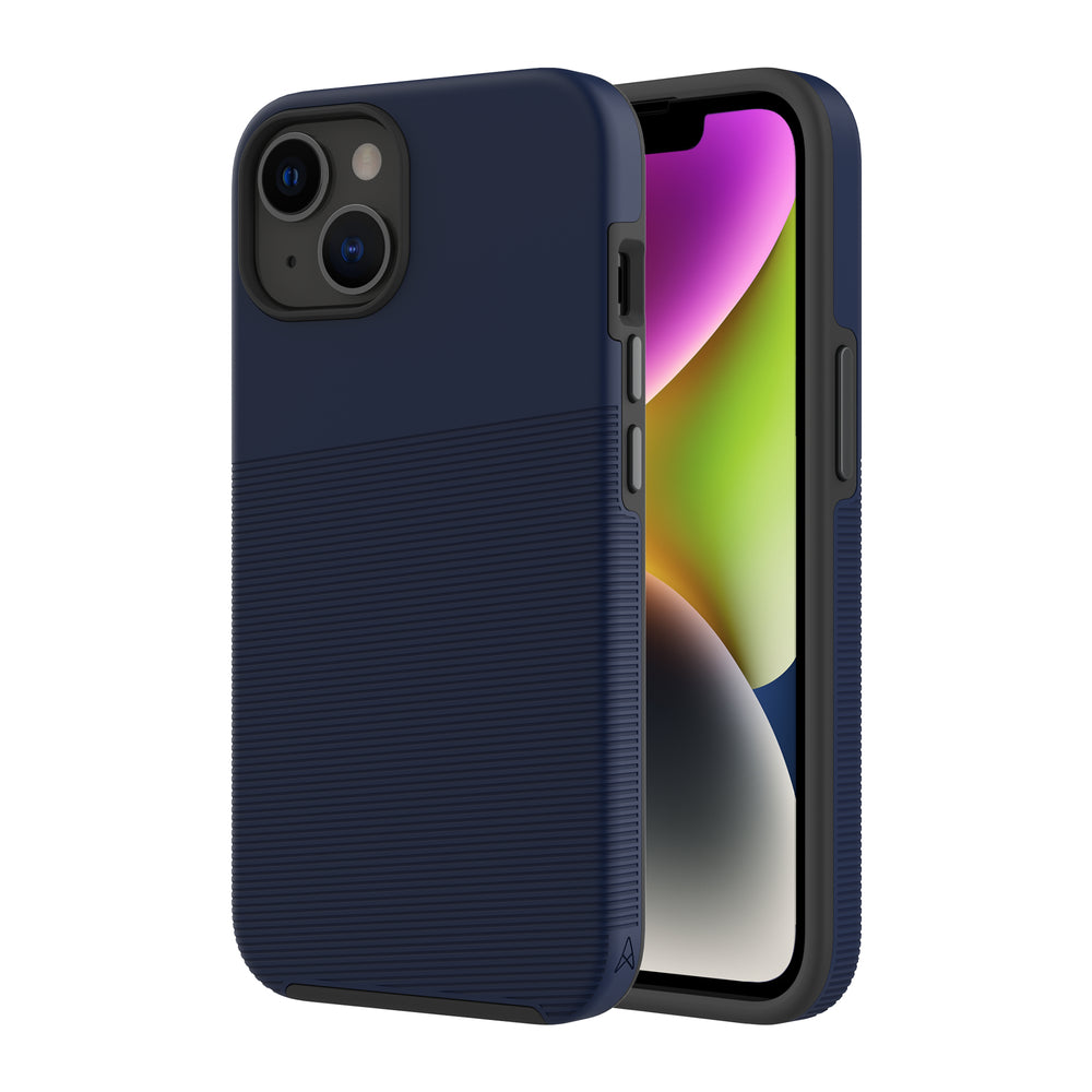 Image of Axessorize PROTech Plus Dual-Layered Anti-Shock Sleek Case for Apple iPhone 14 Plus - Astral Blue