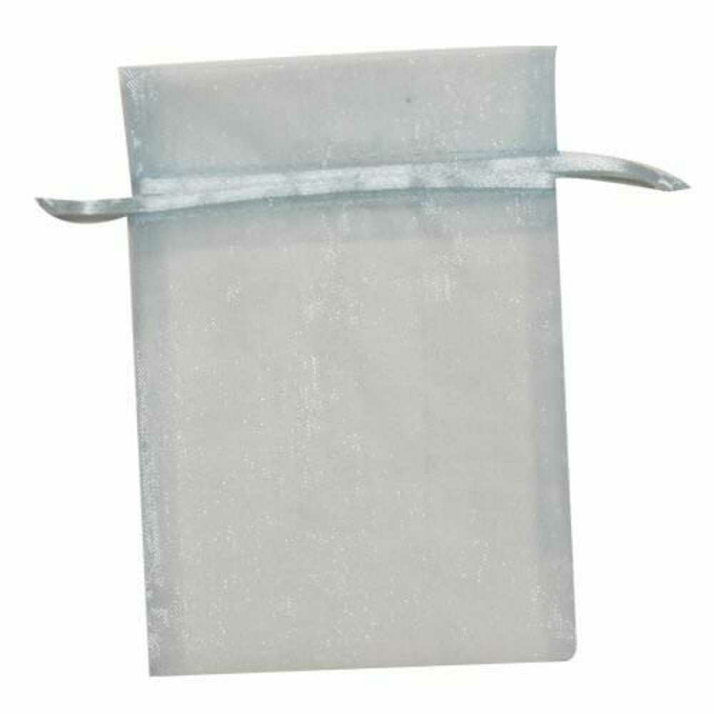 Image of JAM Paper Sheer Bags - Medium - 5" x 6.50" - Baby Blue - 96 Pack