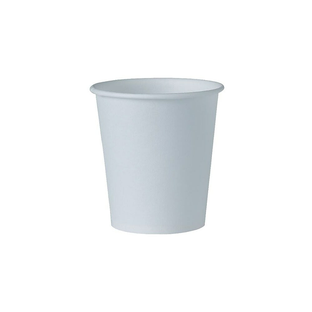 Image of Solo Eco Forward Treated Paper Water Cup, 3 oz., White, 5000 Pack