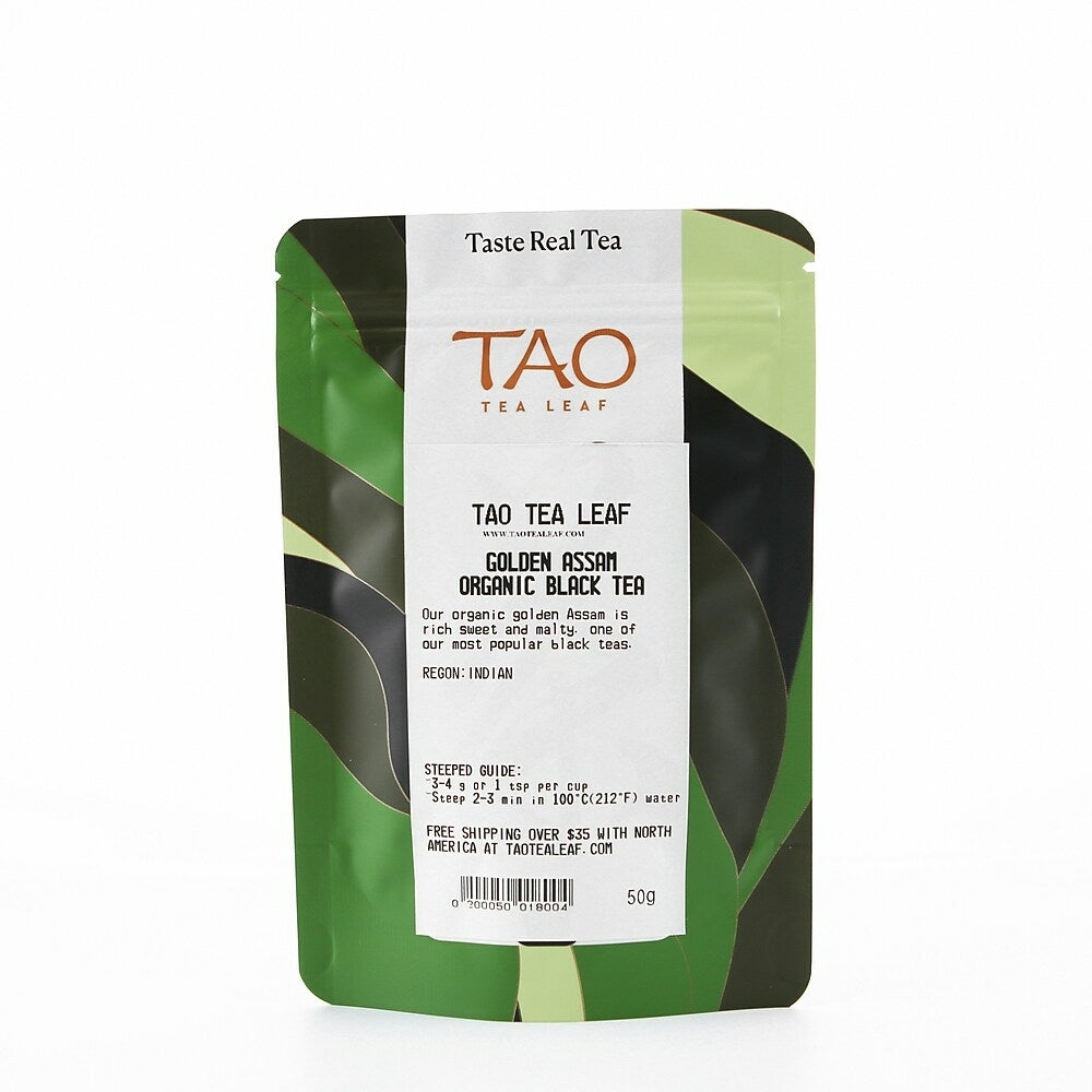 Image of Tao Tea Leaf Organic Golden Assam Black Tea - Loose Leaf - 50g