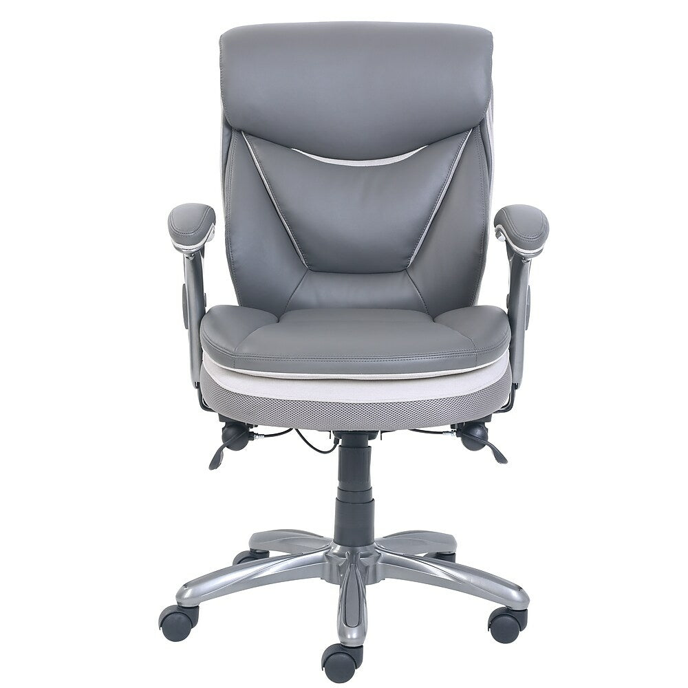 serta gray office chair