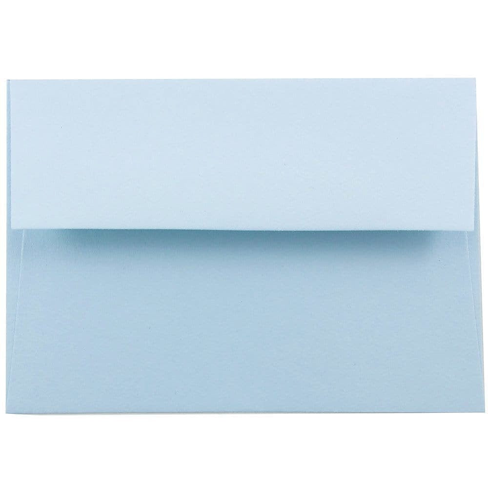 Image of JAM Paper A2 Invitation Envelopes, 4.38 x 5.75, Baby Blue, 1000 Pack (155624B)