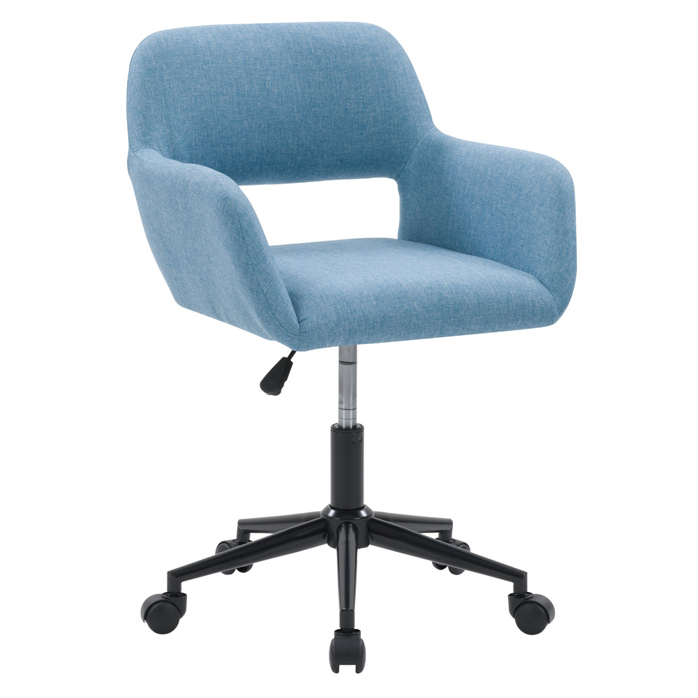 Image of CorLiving Marlowe Upholstered Task Chair - Light Blue