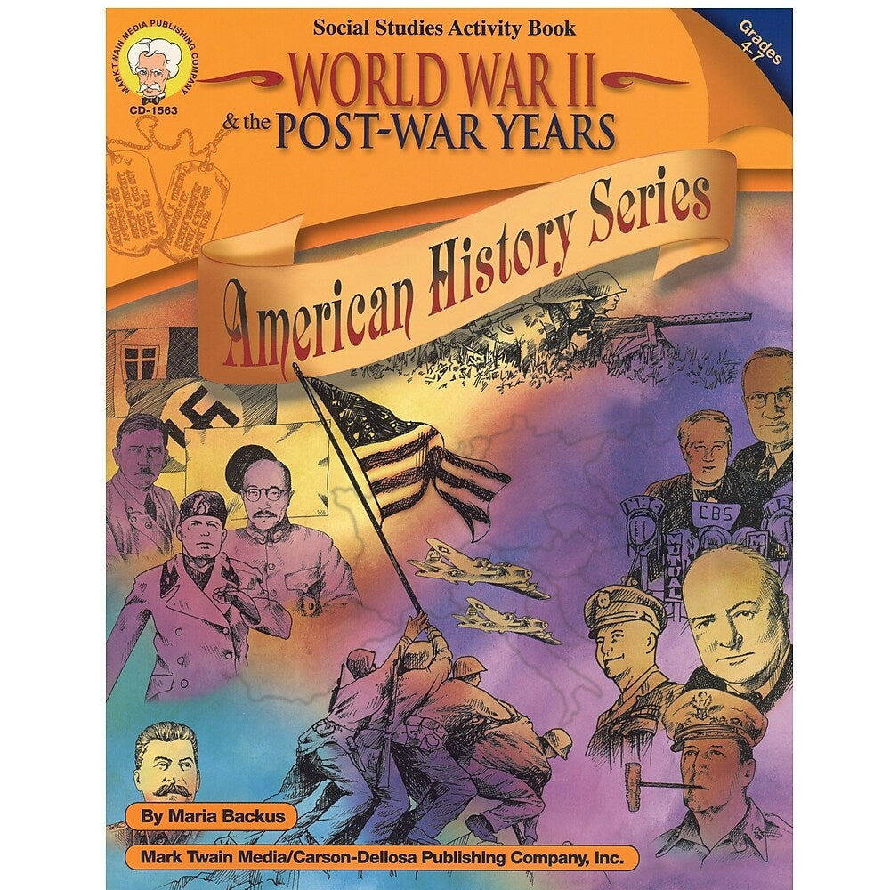 Image of eBook: Mark Twain 1563-EB World War II & the Post-War Years - Grade 4 - 7