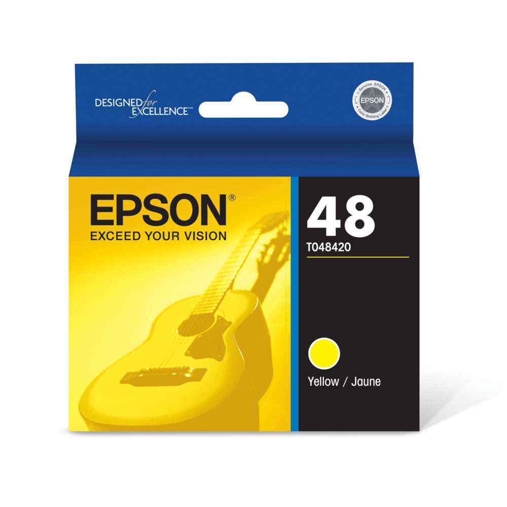 Image of Epson 48, Yellow Ink Cartridge (T048420)