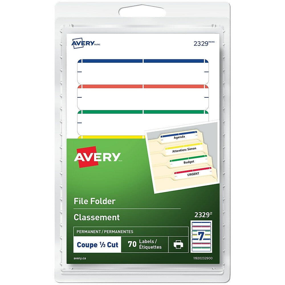 Avery Permanent File Folder Labels, 22323-22323/223" x 22323/22323", Assorted, 23 For Office Depot Label Template