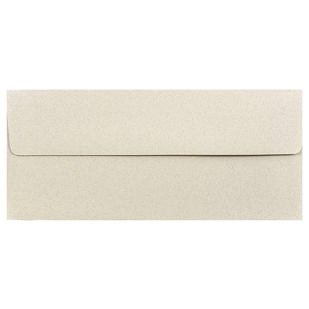 Image of JAM Paper #10 Business Envelopes, 4 1/8 x 9.5, Sandstone Ivory Recycled, 1000 Pack (71037B)