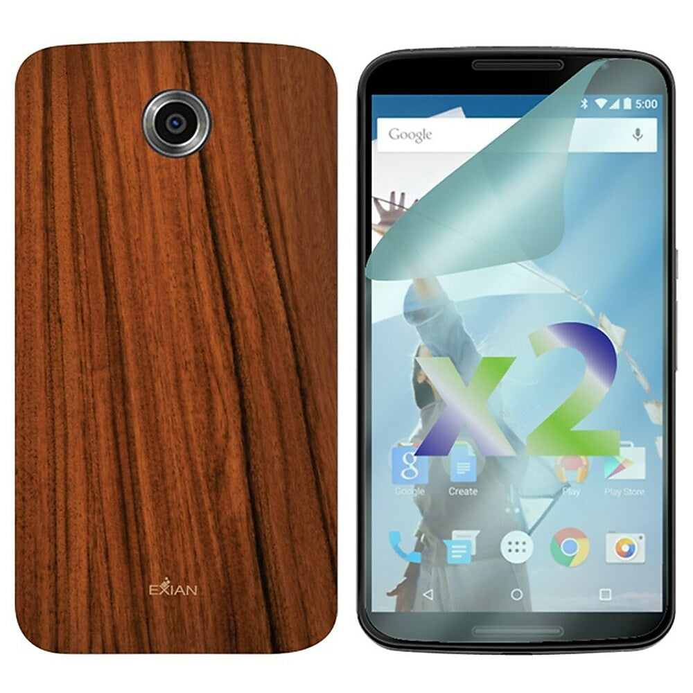 Image of Exian Case for Google Nexus 6 - Brown