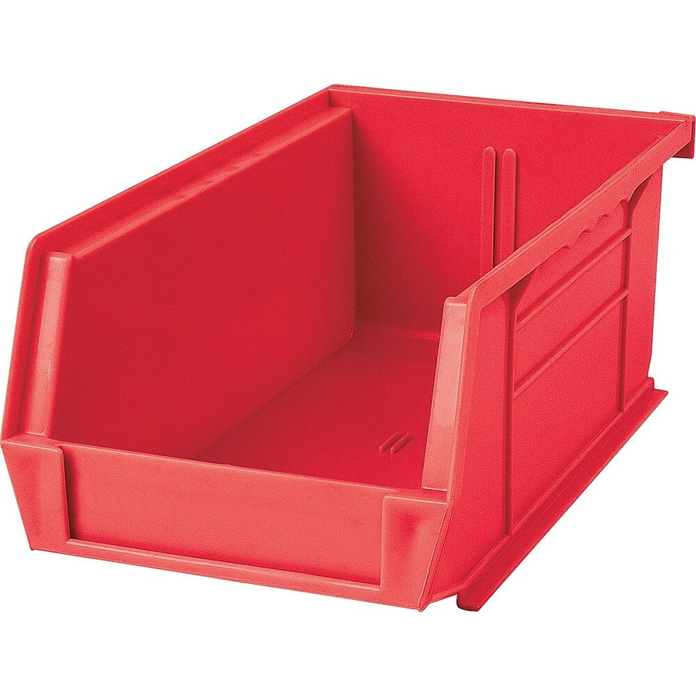 Image of Kleton Plastic Bins, Bins, Red, Bin Load Cap. 10lbs., 36 Pack