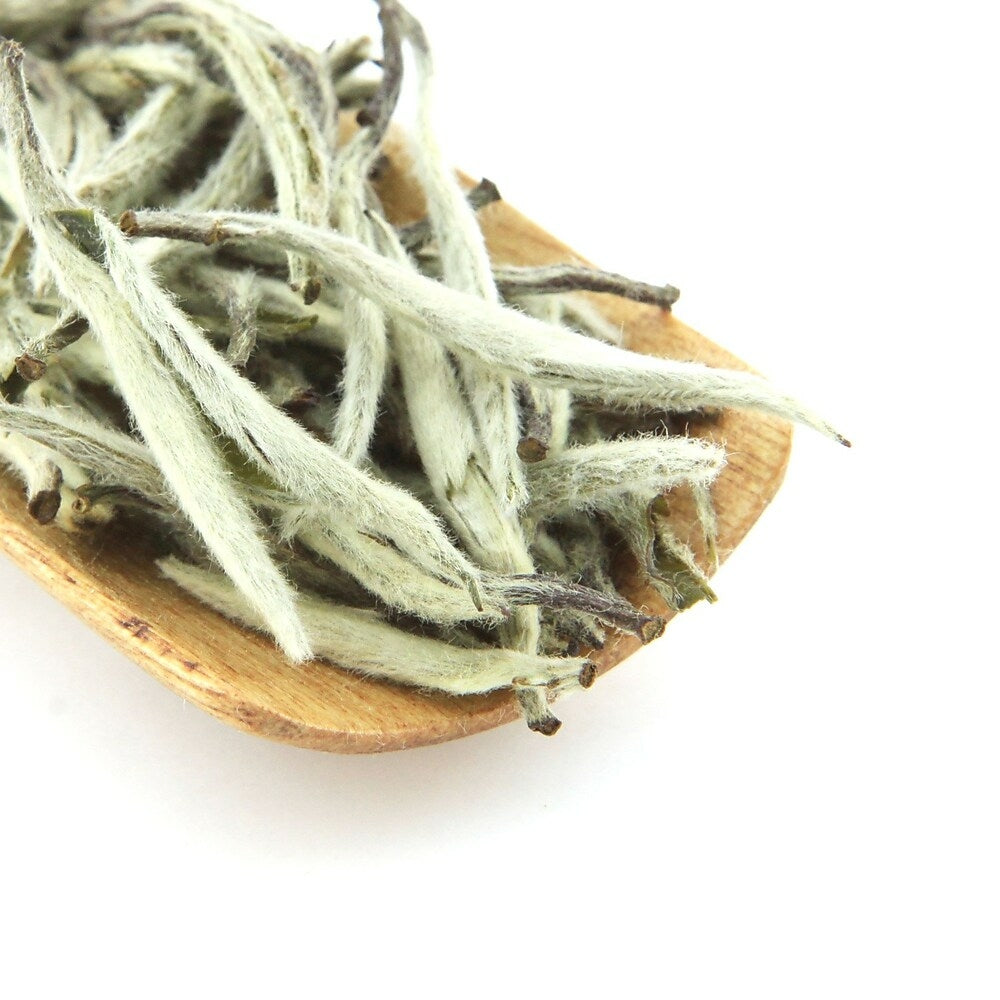 Image of Tao Tea Leaf Organic Silver Needle White Tea Tin - Loose Leaf - 42g