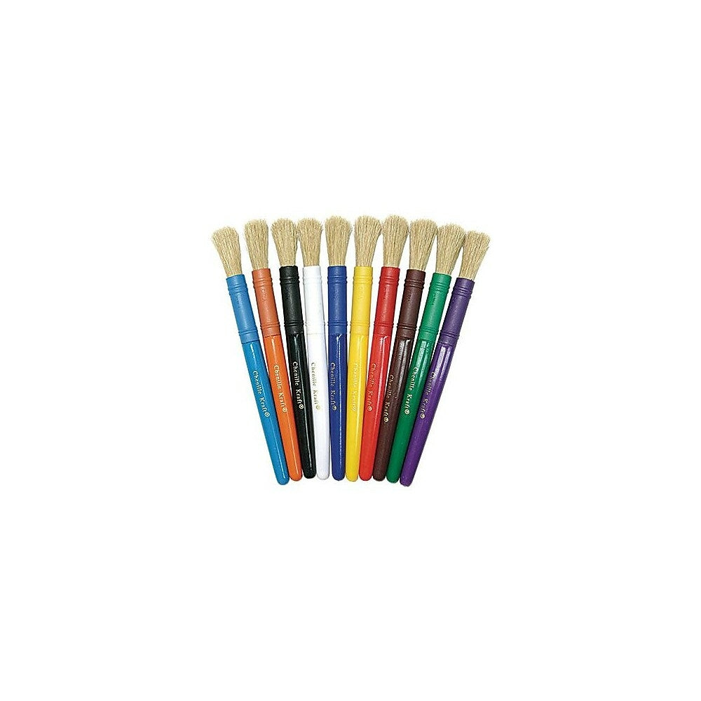 Image of Chenille Kraft Bristle Brush Natural, 30 Pack (CK-5900)