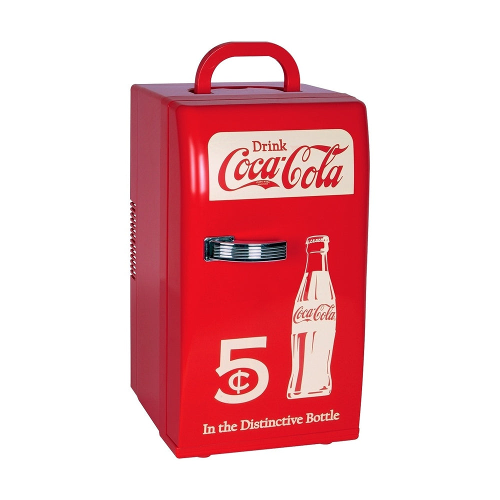 Image of Koolatron Coca-Cola Retro Fridge (CCR-12), Red