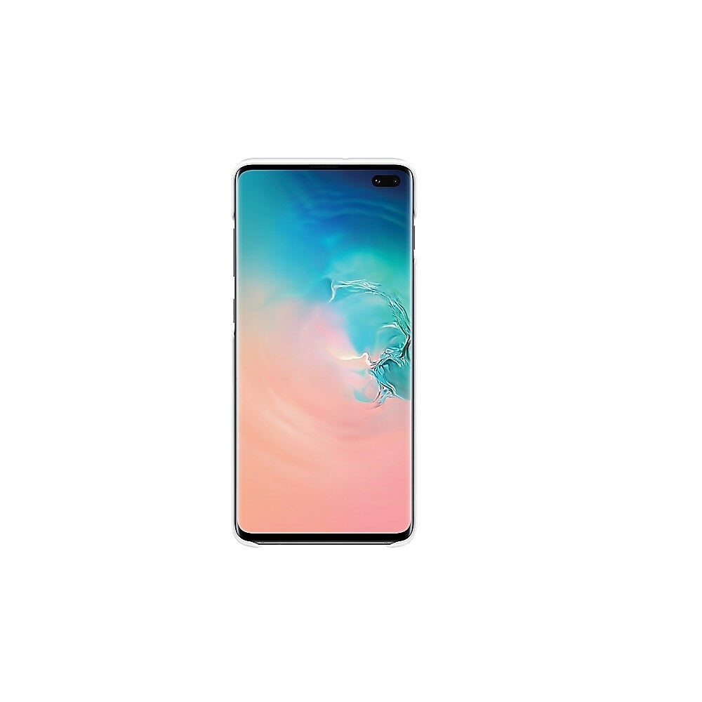 Image of Samsung LED Back Cover Case for Samsung Galaxy S10 Plus - White