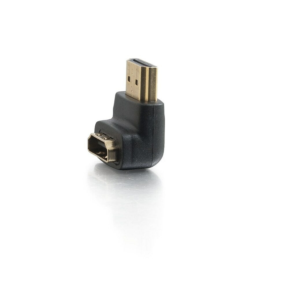 Image of C2G HDMI Male To HDMI Female 90 deg Down Adapter (40999)