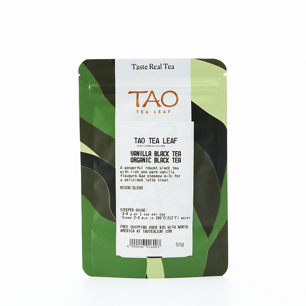 Image of Tao Tea Leaf Organic Vanilla Black Tea - Loose Leaf - 50g