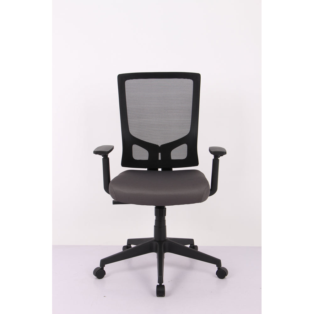 Image of Brassex Dante Desk Chair - Black/Charcoal