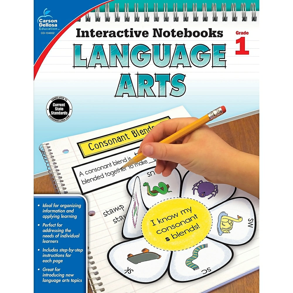 Image of eBook: Carson Dellosa 104652-EB Language Arts - Grade 1