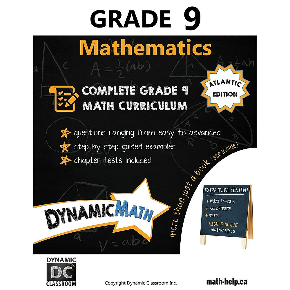 Image of Dynamic Math Workbook Atlantic - Grade 9