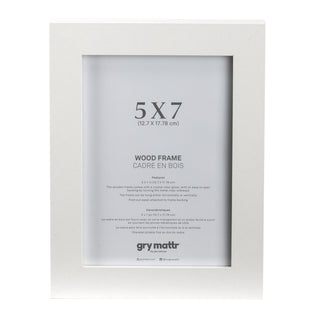 Azar Displays Clear Acrylic Magnetic Photo Block Frame Set with 4x6 and 5x7  size Frames