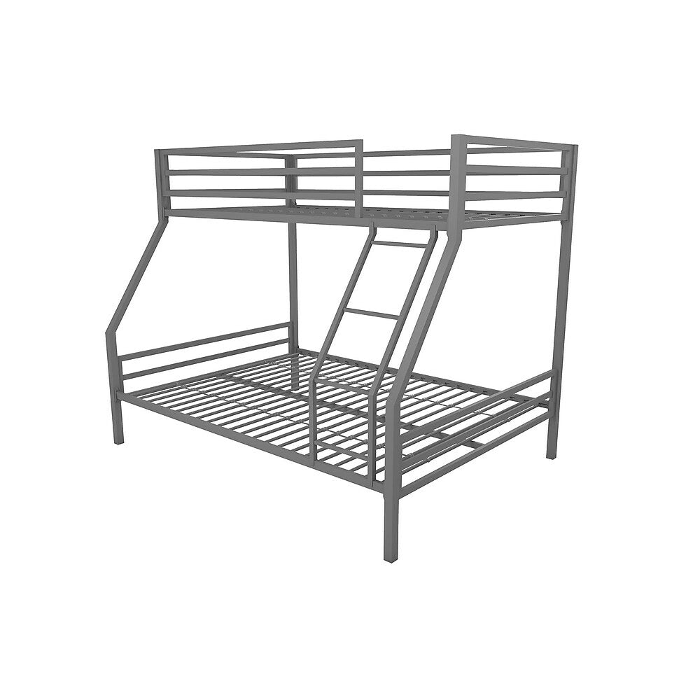 Image of Novogratz Maxwell Twin/Full Metal Bunk Bed, Grey