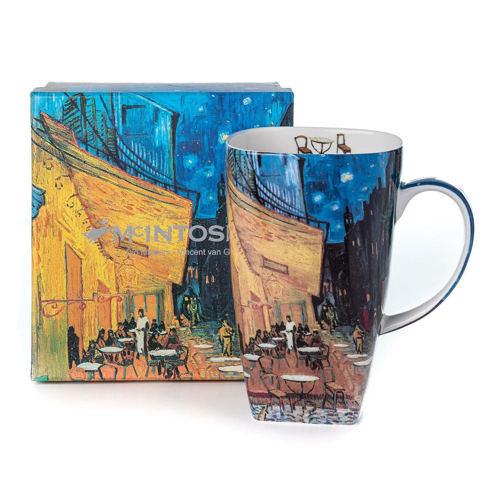 Image of McIntosh Van Gogh Cafe Terrace Mug with Gift Box - 19.60oz