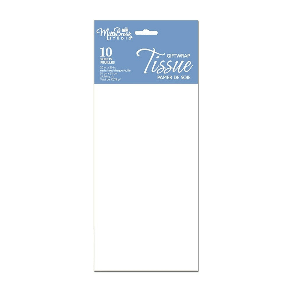 Image of Millbrook Studios Tissue, White, 10 Pack (93001)