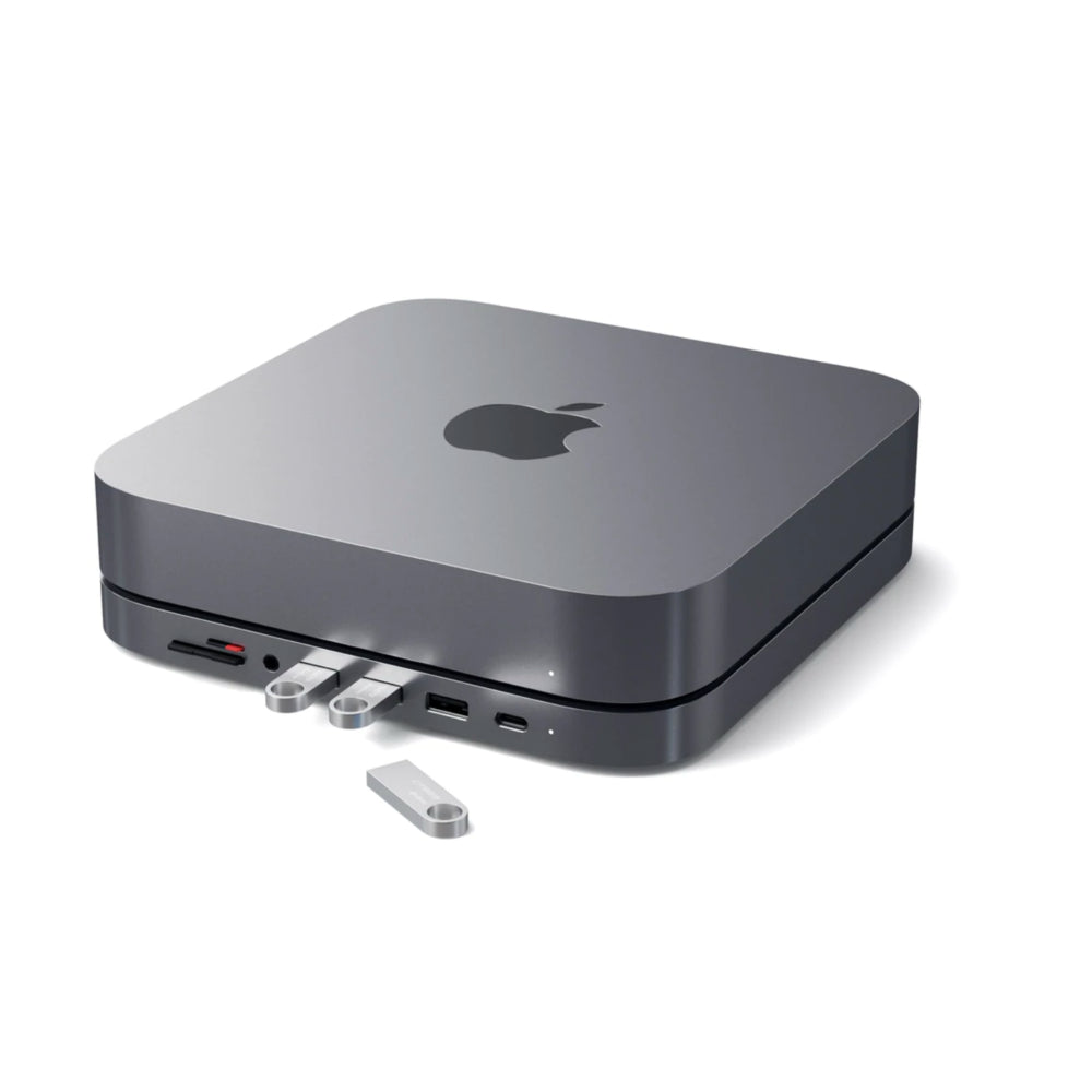 Image of Satechi Aluminum Stand Hub for Mac Mini - Space Grey