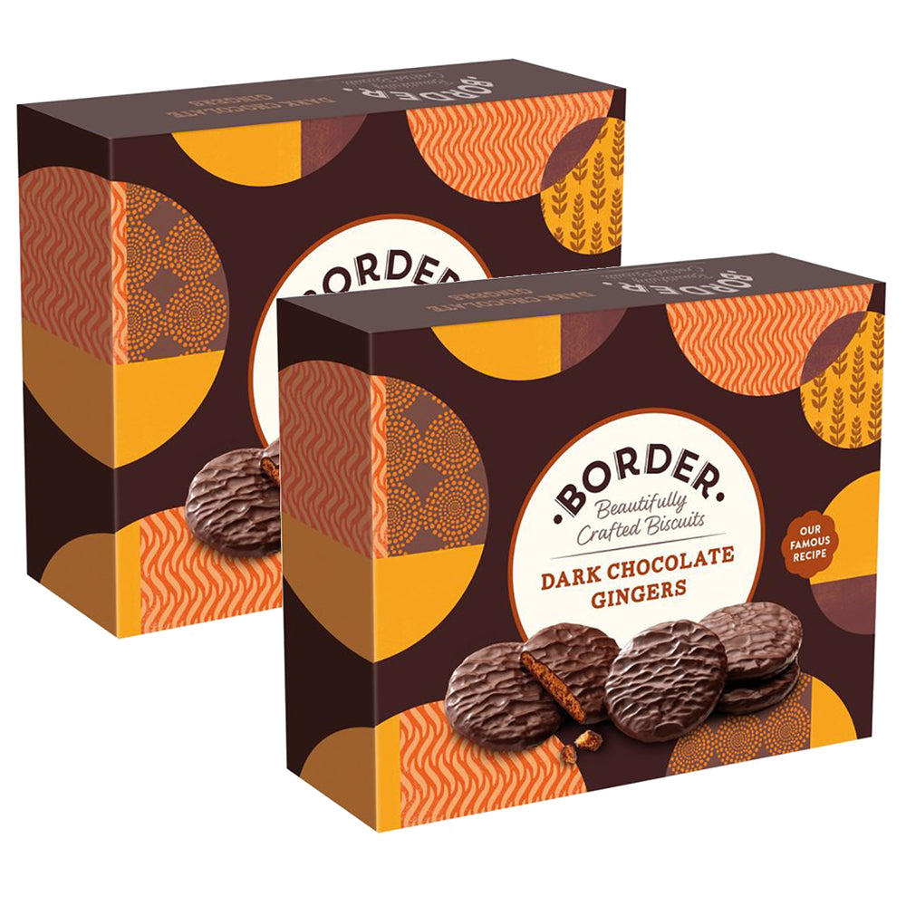 Image of Border Dark Chocolate Gingers - 255g - 2 Pack