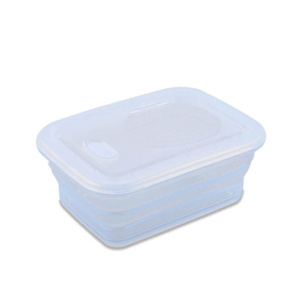Image of Minimal Silicone Food Storage Container - Clear - 1160ml - Set of 2