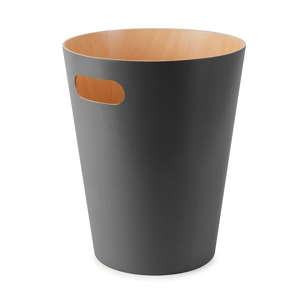 Image of Umbra Woodrow Waste Can - Charcoal
