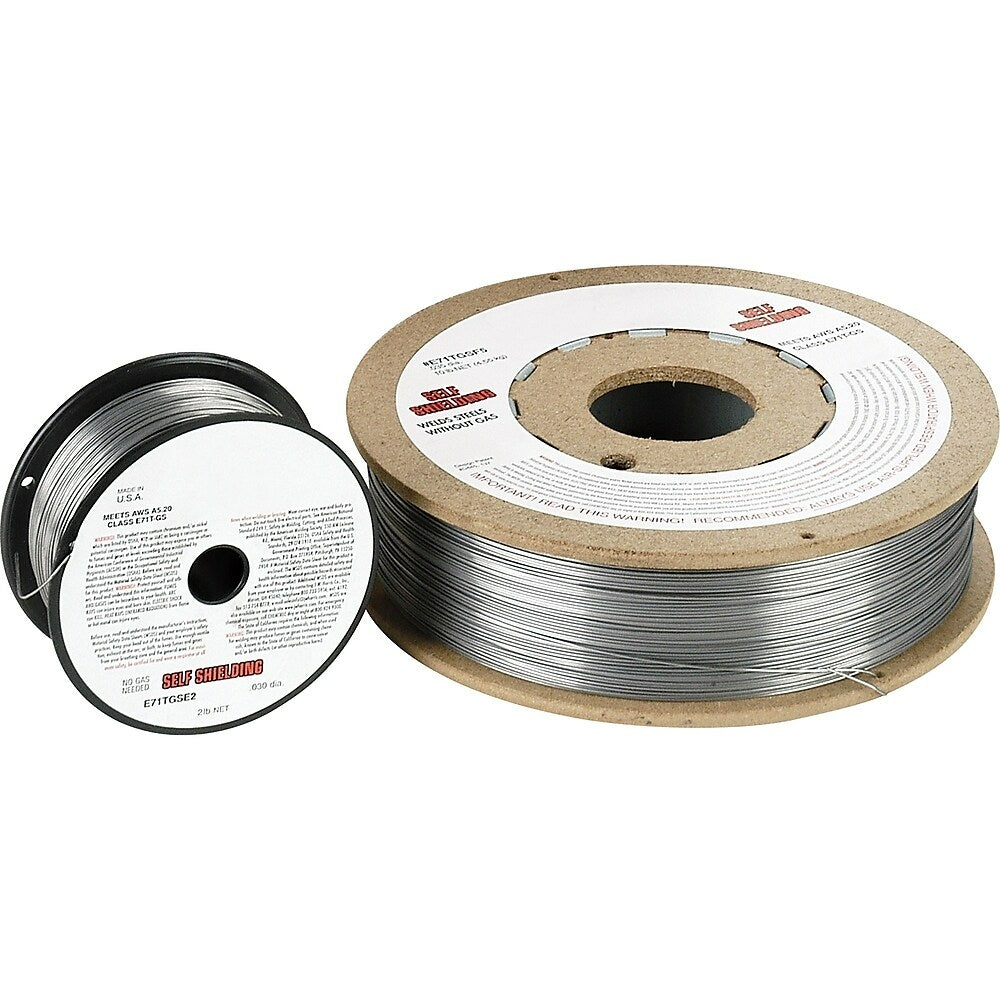 Image of Weldcote Metals Self-Shielding Mild Steel Flux-Cored Welding Wire, 0.030" Dia., E71Tgs, 10 Lbs