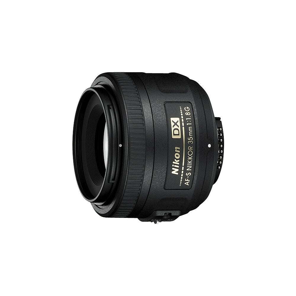 Image of Nikon AF-S DX NIKKOR 35mm f/1.8G Lens, Black