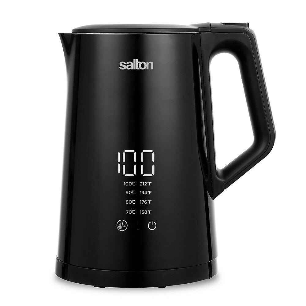 Image of Salton Cool Touch Digital Kettle - Cordless Temperature Control, 1.5 L