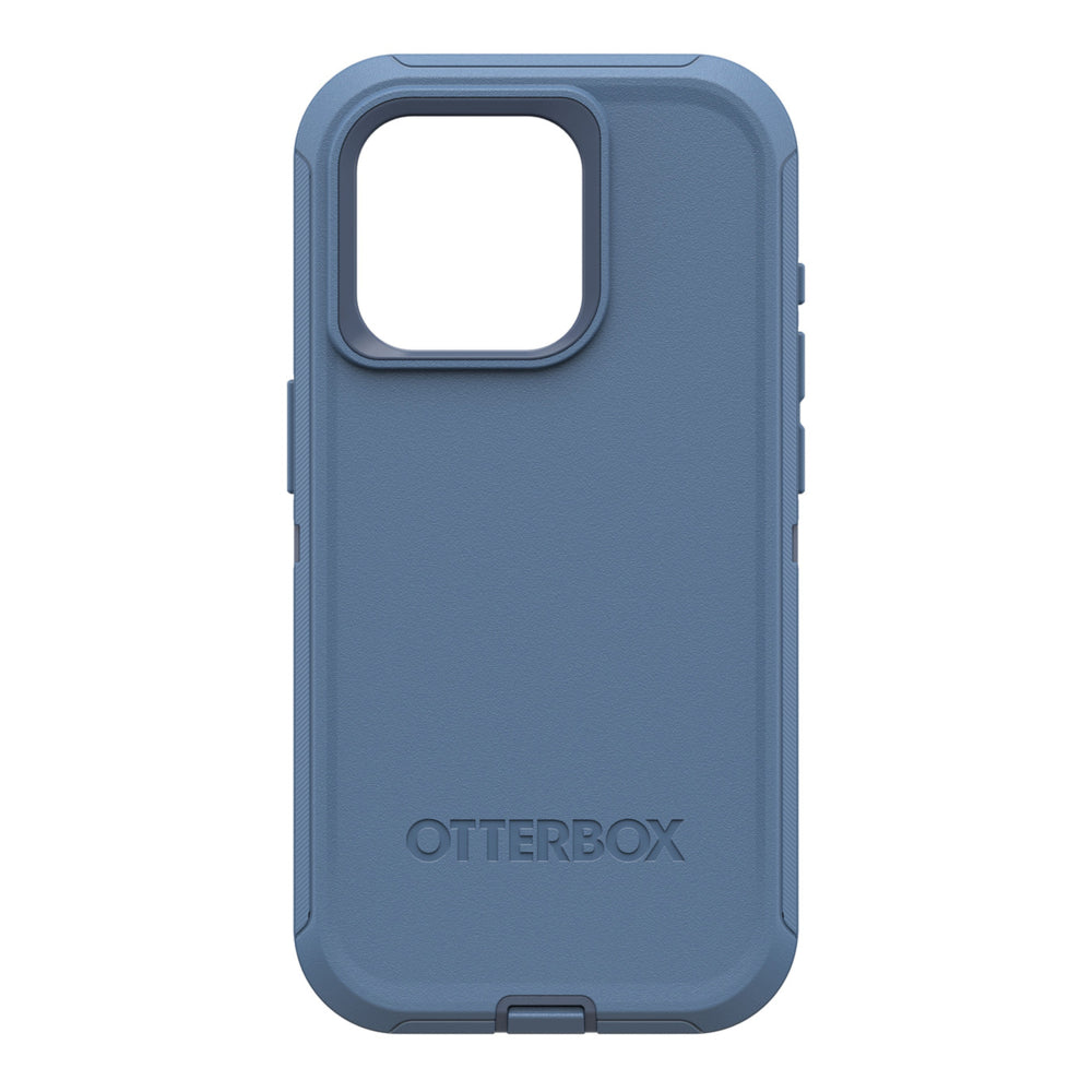 Image of Otterbox Defender Case for iPhone 15 Pro - Baby Blue Jeans, Blue_74092