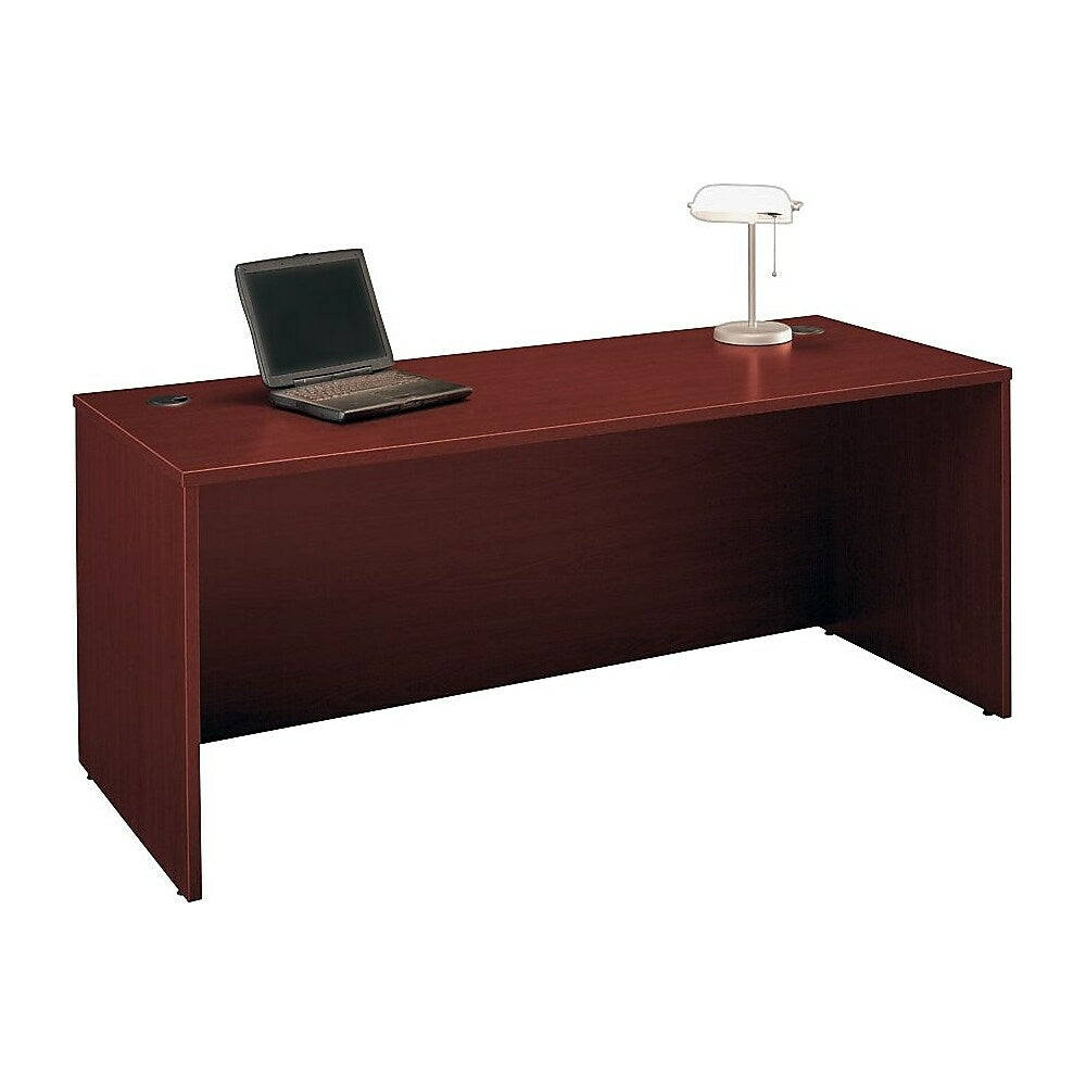 Image of Bush Westfield 72 in Managers Desk, Cherry Mahogany, Brown