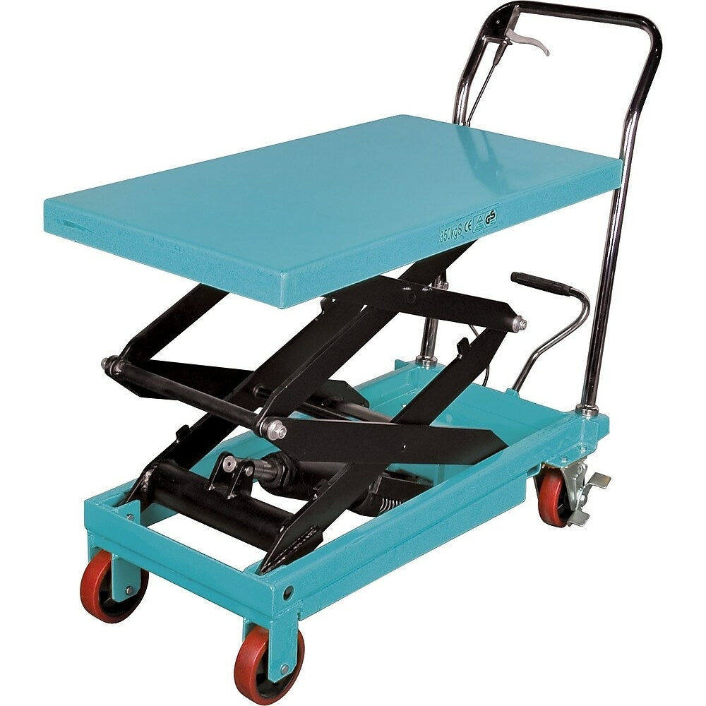 Image of Kleton Hydraulic Scissor Lift Tables, 770-lb/load, 19-3/4"W. x 35-3/4"L