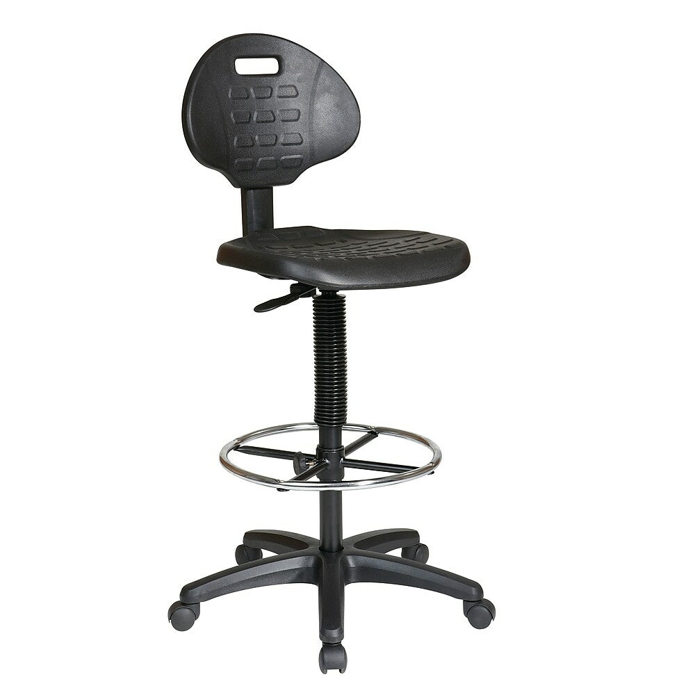 Image of Work Smart Drafting Chair, Black
